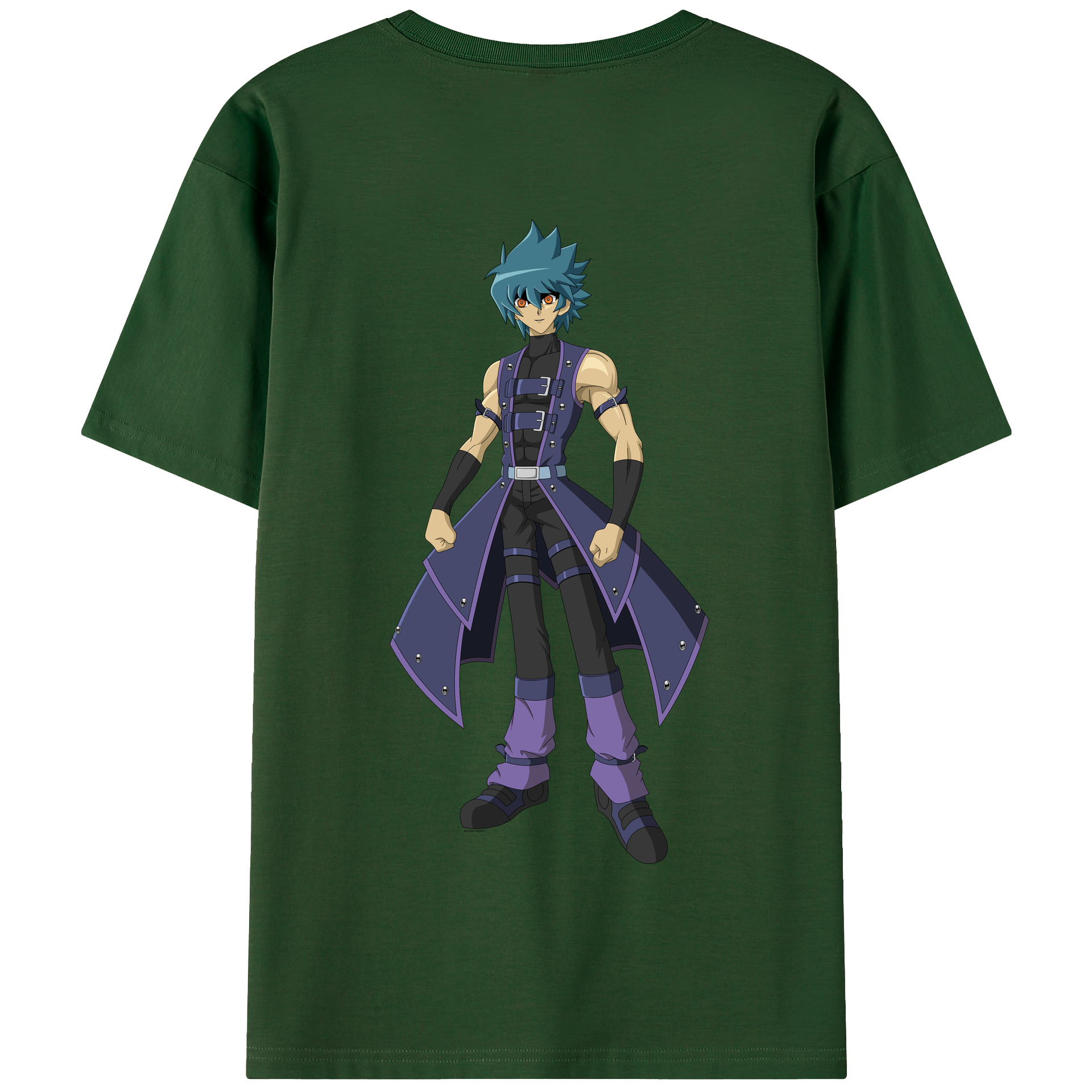 （画像用） 遊☆戯☆王 Yu-Gi-Oh! 綿100％半袖Tシャツ（背面プリント）